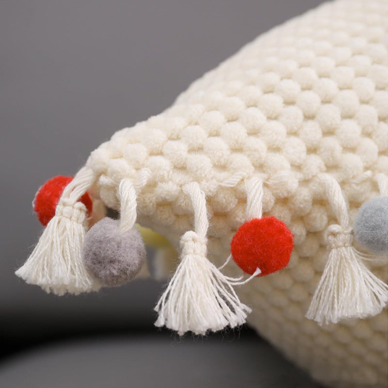 OZXCHIXU(TM) 20PCS Mini Small Craft Tassels 5.5cm Long for Decorative Key Cushion (Beige) - Image 3